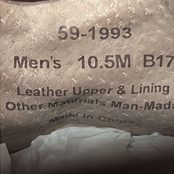?? Johnston & Murphy Derby 59-1993 Leather Dress Shoe 10.5M Carriker Cap Toe‎ main image 4